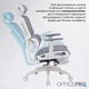 Офісне крісло OfficePro Skyline Footrest OC750-W-DG-DG White/Dark Gray [167836] - зображення 10