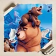 Постер Братец медвежонок, Brother Bear (2003), декор в комнату ребенка, A3 42×28 см (id6599) - изображение 4