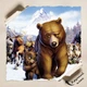 Постер Братик ведмедик, Brother Bear (2003), декор в кімнату дитини, A3 42×28 см (id6598) - зображення 4
