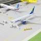 Колекційна металева лита модель пасажирського літака 1:300 Boeing 737 USA Air JetBlue Airlines 21 см - зображення 7