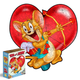 Деревянный пазл Woods Story Tom & Jerry™ Купидон 38х37 см XL 183 детали - изображение 1