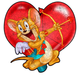 Деревянный пазл Woods Story Tom & Jerry™ Купидон 38х37 см XL 183 детали - изображение 2