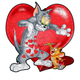Деревянный пазл Woods Story Tom & Jerry™ Влюбленный 38х37 см XL 201 деталь - изображение 2