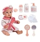 Пупс Baby Doll , висота:40 см, пустушка, закриває очі, пляшечка, посуд, в коробці Без Бренду W16 T-04 C - изображение 1
