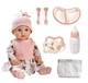 Пупс Baby Doll , висота:40 см, пустушка, закриває очі, пляшечка, посуд, в коробці Без Бренду W16 T-06 C - изображение 1