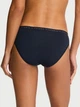 Котонові трусики-бікіні Victoria's Secret Stretch Cotton Bikini Panty M Noir Navy 27277533 - изображение 2