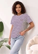 Комфортная футболка casual свободного кроя Innoe 300054-2, р. 50-54 Лавандовый - изображение 2