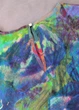 Повседневная женская блуза из шифона принт Tie-Dye акварельные разводы Innoe 55008-25, р. 44-46 Синий - зображення 6