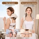 Масажер портативний акумуляторний Massager shoulder neck waist back legs для шиї, спини і тіла з підігрівом бежевий - зображення 5