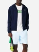 Футболка довга чоловіча Lacoste 543753535 4XL Біла (1159862571) - зображення 3