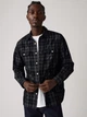 Рубашка вельветовая мужская Levi`s 677331835 XL Черная с белым в клеточку (1159864065) - изображение 3