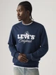 Світшот на флісі чоловічий Levi`s 770392177 M Синій (1159864024) - зображення 4