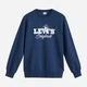 Світшот на флісі чоловічий Levi`s 770392177 M Синій (1159864024) - зображення 5