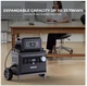 Портативна зарядна станція SOUOP L5 5000 Вт 5040 Вт*рік LiFePO4 водонепроникна з 3 AC та промисловою розетками - изображение 14