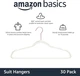 Нескользящие вешалки для одежды, 30 штук, Тонкие плечики - изображение 3