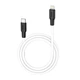Кабель Hoco X21 Plus PD 20W Cable Type-C to Lightning / Apple iPhone силиконовый (1м 3A) Белый - изображение 3