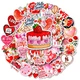 Набор наклеек Любовь Love Valentine's Day 50 шт - изображение 2