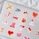 Набор наклеек Любовь Love Valentine's Day 50 шт - изображение 4