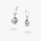 Серьги серебряные с подвесками-птицами Дивоптах Amethyst 925 Zirkon - изображение 1