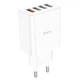 Мережевий зарядний пристрій Hoco C102A Furza QC3.0 28.5W 4USB White - зображення 5