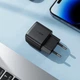 Мережевий зарядний пристрій Acefast A116 GaN PD35W Type-C+USB-A з LED-дисплеєм Black - зображення 5