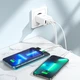 Мережевий зарядний пристрій Hoco C102A Furza QC3.0 28.5W 4USB White - зображення 8