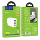 Мережевий зарядний пристрій Hoco C102A Furza QC3.0 28.5W 4USB White - зображення 9
