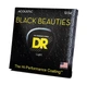 Струны для акустической гитары DR Strings Black Beauties Acoustic - Light (12-54) - изображение 2