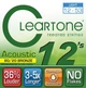 Струны для акустической гитары CLEARTONE 7612 Acoustic 80/20 Bronze Light (12-53) - изображение 1
