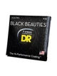 Струны для электрогитары DR Strings Black Beauties Electric - Light 7-String (9-52) - изображение 2