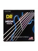 Струны для электрогитары DR Strings Neon White Electric - Medium (10-46) - изображение 1
