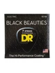 Струны для электрогитары DR Strings Black Beauties Electric - Medium 7-String (10-56) - изображение 1