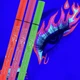 Цветная флуоресцентная подводка-фломастер Blue Fox для макияжа, косплея, боди-арта 1 шт. Зеленый - изображение 5