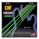 Струны для бас-гитары DR Strings Neon Green Bass - Medium - 5 String (45-125) - изображение 1