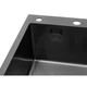 Кухонна мийка Kroner KRP Schwarze 7849LHM (CV025278) - зображення 6