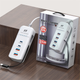 Сетевое зарядное устройство-хаб 66W, 2 USB + 2 Type-C, EU вилка - изображение 4