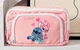 Пенал шкільний косметичка Disney Lilo та Stitch Стіч та Angel рожевий Angoo - изображение 2