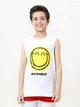 Детская летняя майка "SmileyWorld" H&M 134-140 см Белая - изображение 2