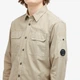 Сорочка C.P. Company Organic Gabardine Lens Garment Dyed (XL) 18CMSH140A-110143G 327 - зображення 3