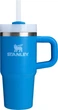 Термокружка Stanley Quencher H2.0 FlowState Синя з ручкою і трубочкою 591мл - зображення 1