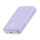 УМБ, Портативна Батарея Baseus Magnetic Mini Air 20W 10000mAh, з бездротовою зарядкою Qi, Портативний зарядний пристрій / Акумулятор / Павербенк / Повербанк / Power Bank - Пурпуровий - зображення 3