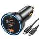 Автомобільний Зарядний Пристрій Baseus Qualcomm Fast Charge 160W + Кабель Type-C + Type-C 100W Чорний - зображення 1
