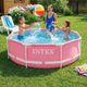 Басейн Intex 244×76 см з металевим каркасом для відпочинку - зображення 9