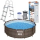 Каркасный бассейн Bestway 56709 размер 366 x 100 см с фильтрующим насосом и лестницей - изображение 7