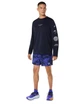 Чоловічий біговий лонгслів ASICS FujiTrail Logo LS Top 2011D525-400 Midnight/Cobalt Burst/Cool Grey M - изображение 6