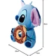 М'яка іграшка Disney Stitch з пончиком плюшевий Stitch з шоколадним пончиком та посипкою, улюблений герой Діснею для фанатів та дітей, блакитний, 25 см, від 0 років - зображення 8