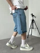 Чоловічі джинсові шорти GF Baggy 30 блакитні - зображення 3