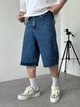 Чоловічі джинсові шорти GF Baggy 30 сині - зображення 1