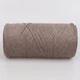 Пряжа Hobby Trend Macrame Cotton, Тауп №040, бавовняний шнур для макраме 2 мм, 250 г/240 м, для в'язання сумок та декору, Макраме Коттон - зображення 3