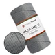 Пряжа Hobby Trend Macrame XL, Серый №064, полиэфирный шнур макраме 3мм, 250 г/130 м, для вязания сумок, корзин и декора - изображение 1